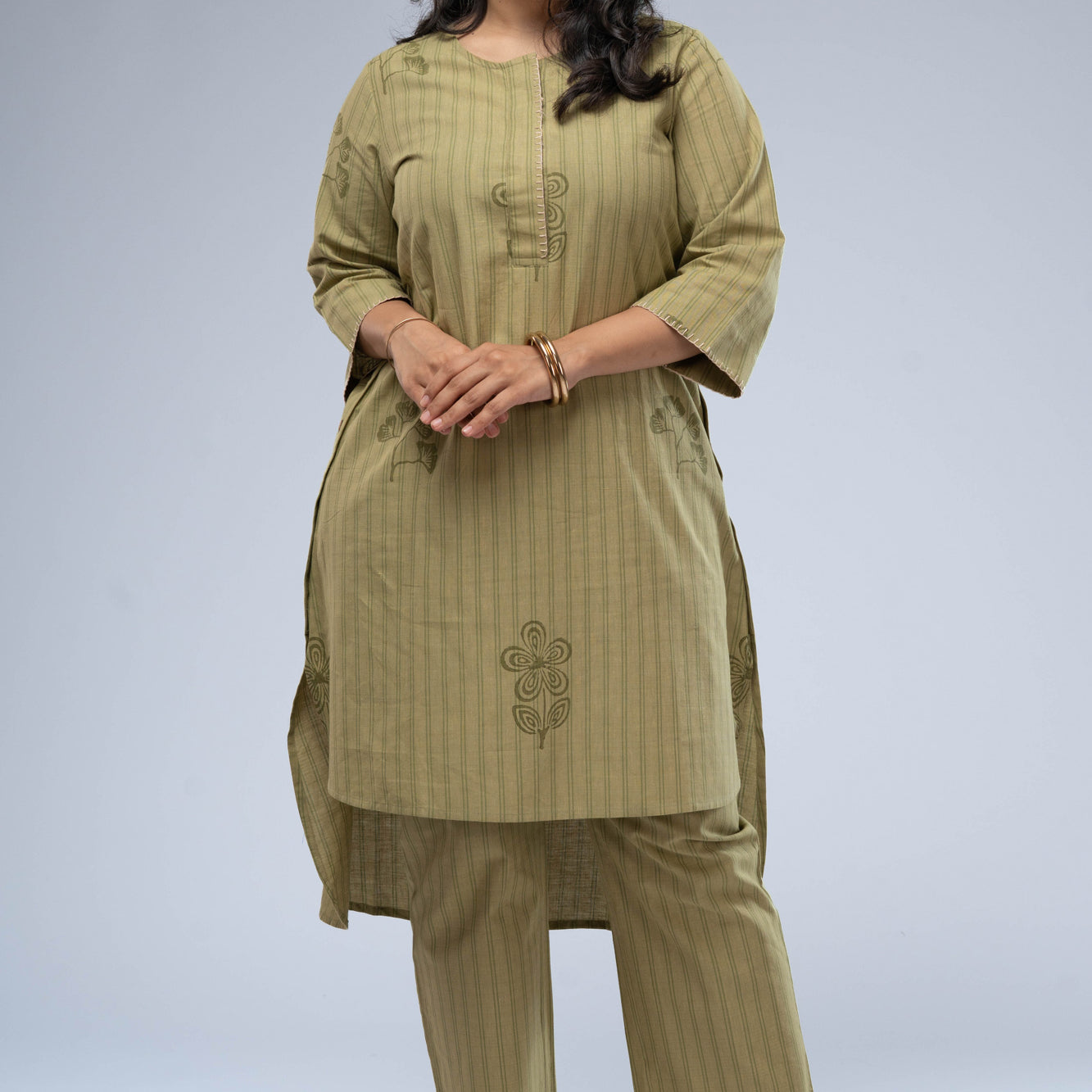 Bagicha Khadi Kurta Set