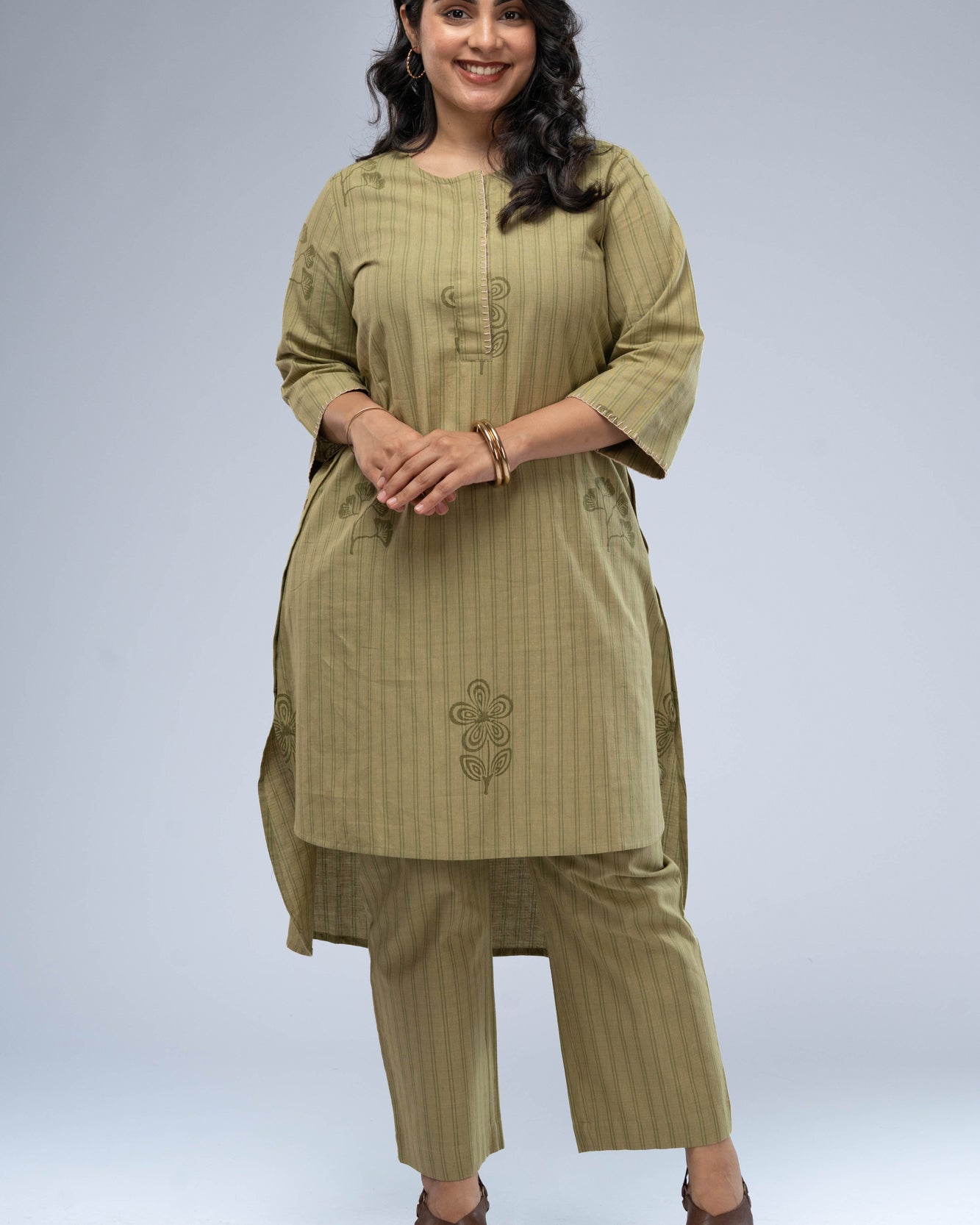 Bagicha Khadi Kurta Set