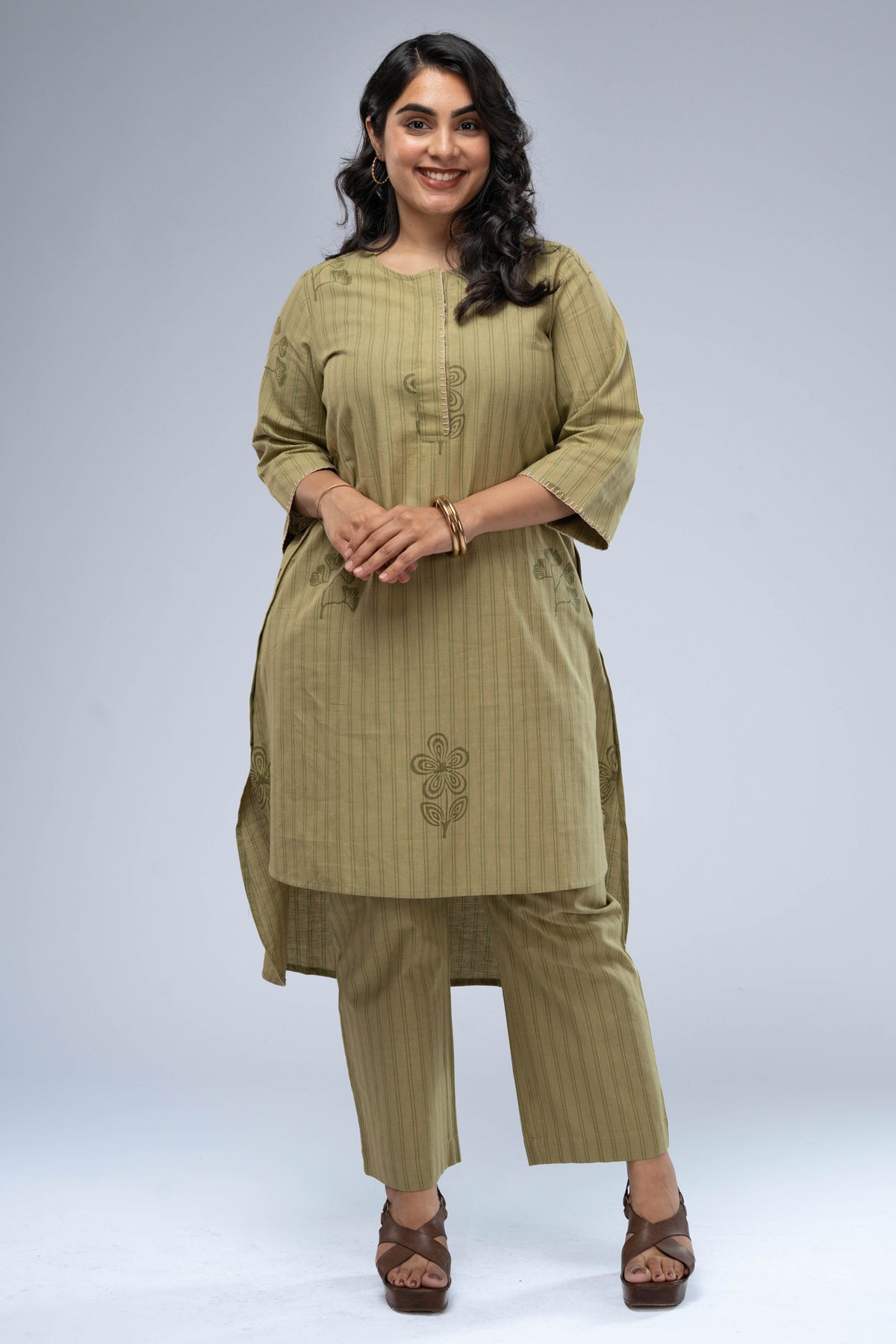 Bagicha Khadi Kurta Set
