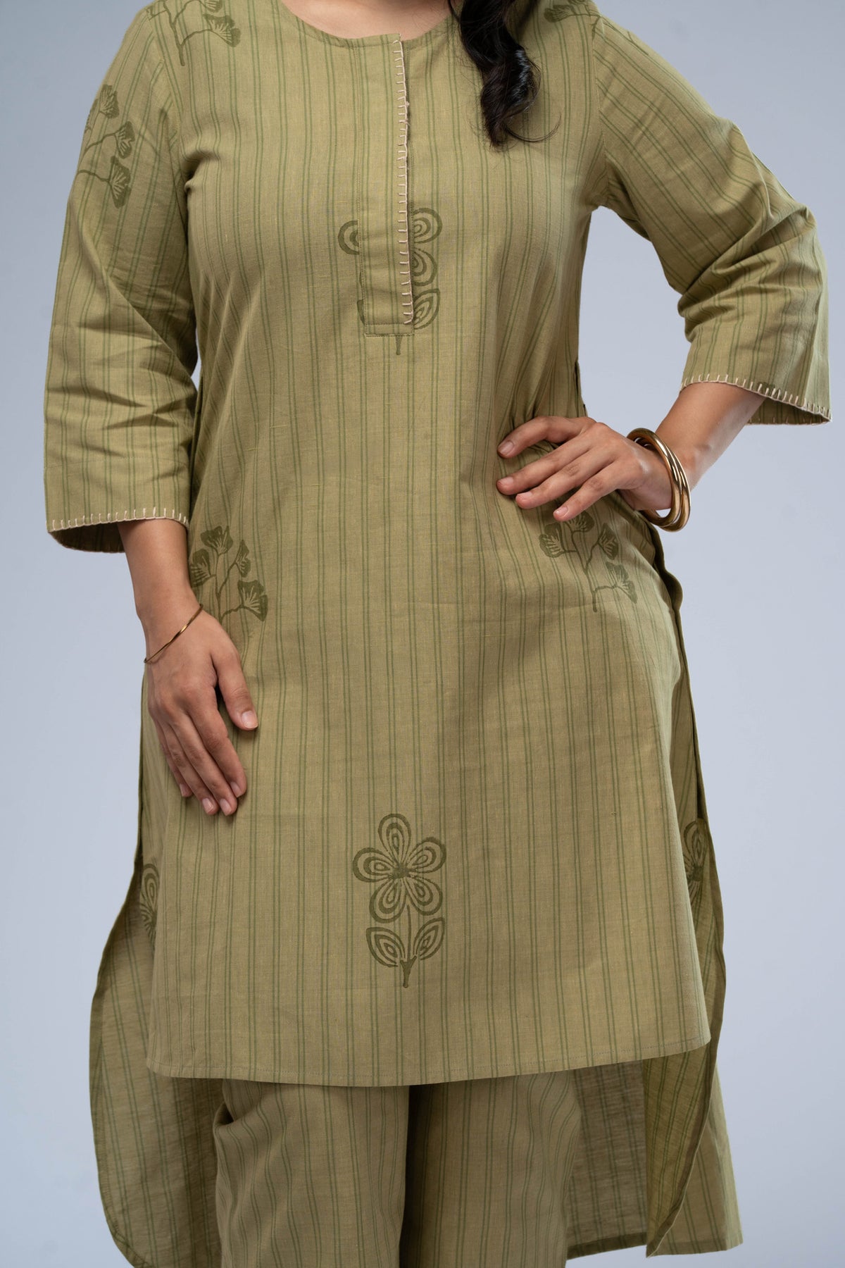 Bagicha Khadi Kurta Set
