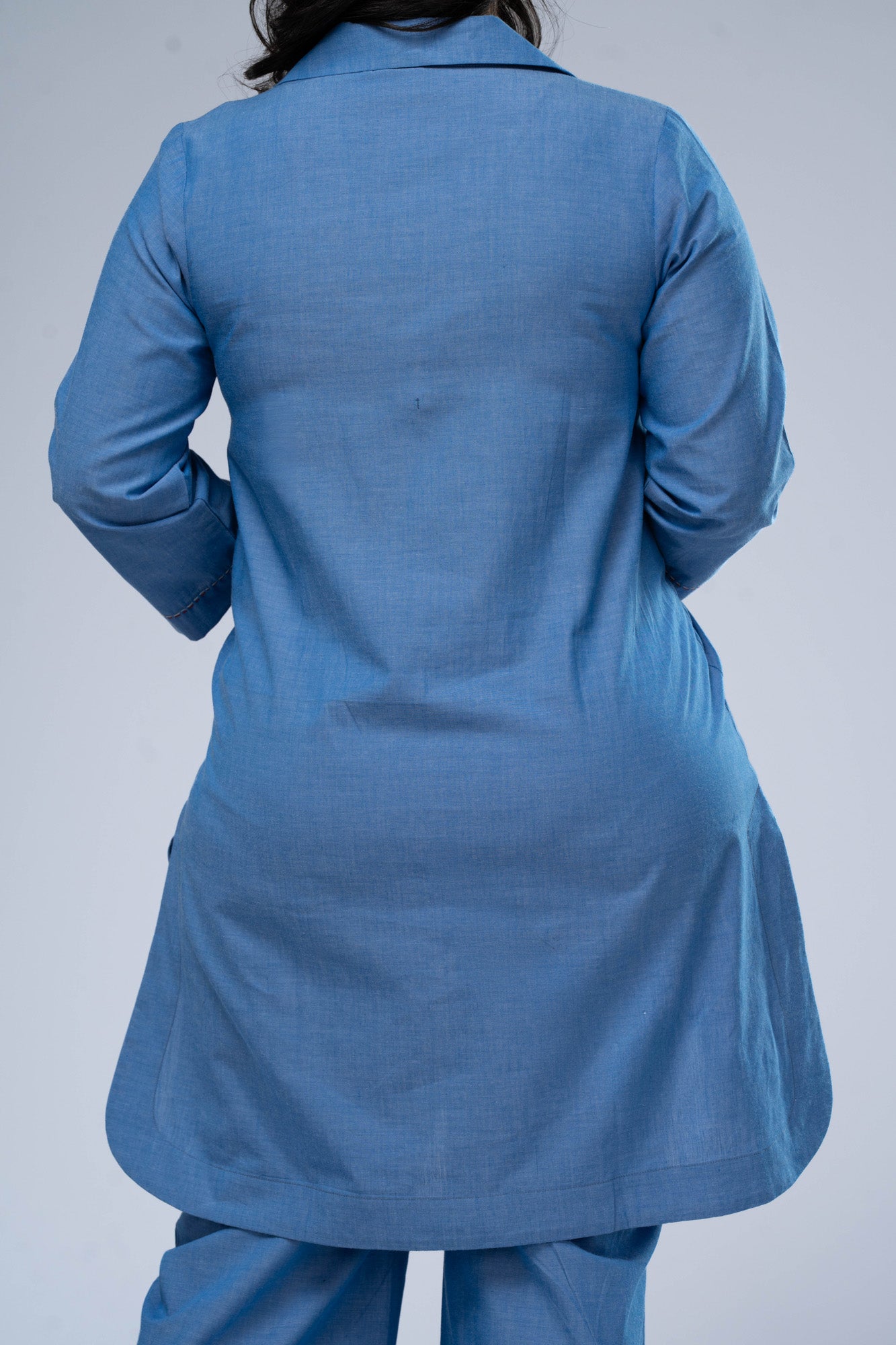 Sagar Chambray Kurta Set