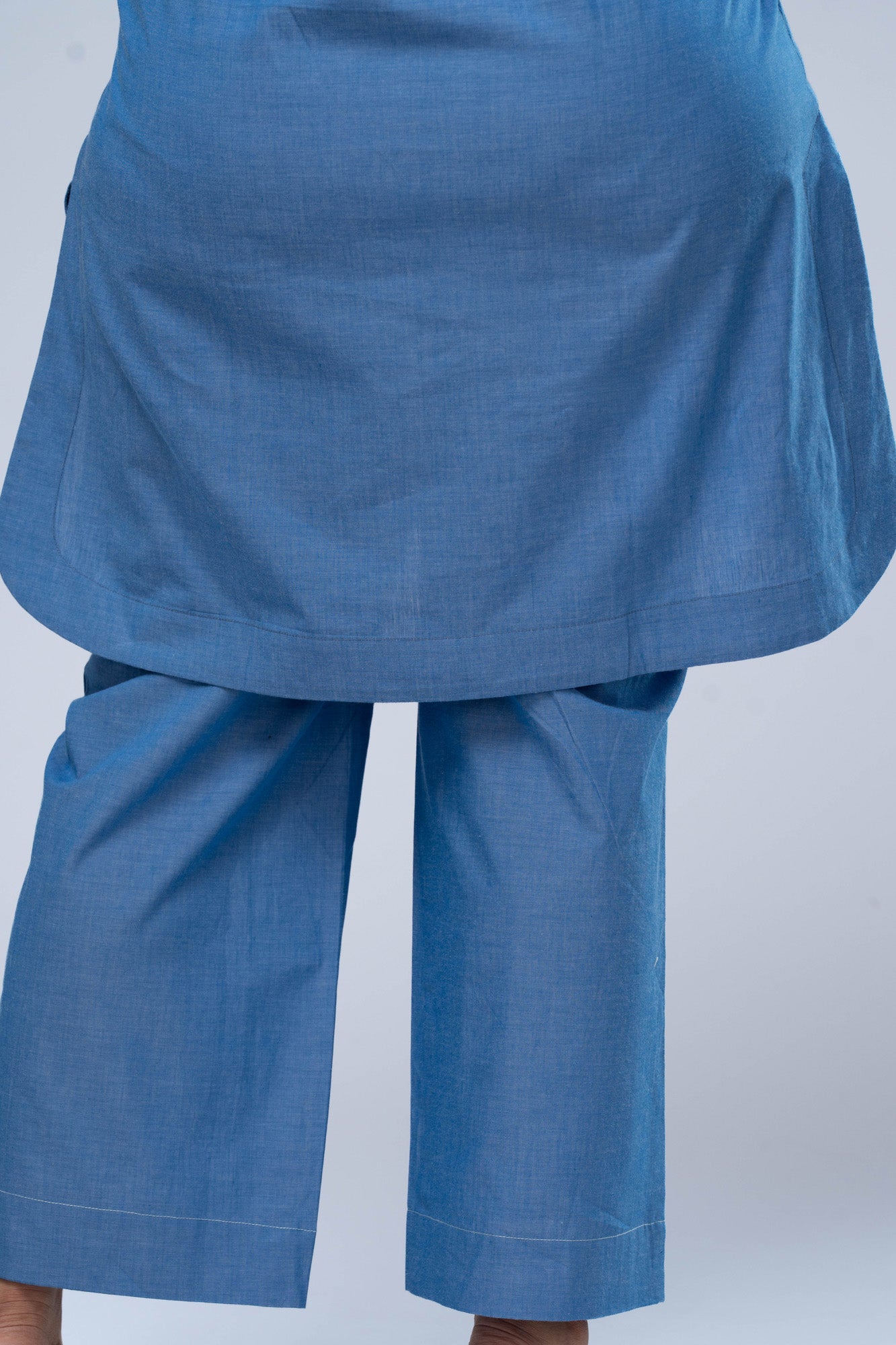 Sagar Chambray Kurta Set