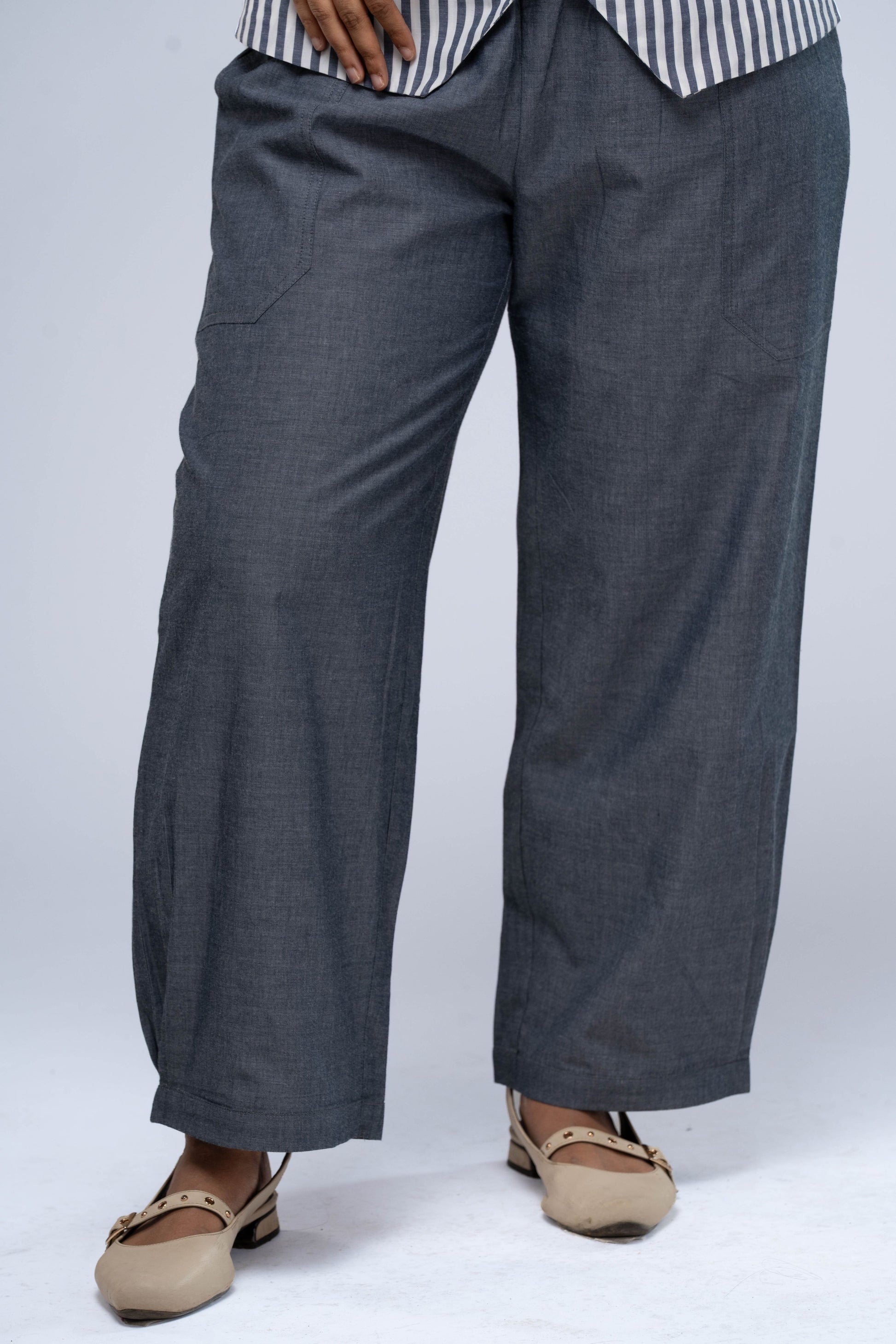 Sawan Chambray Waistcoat Set