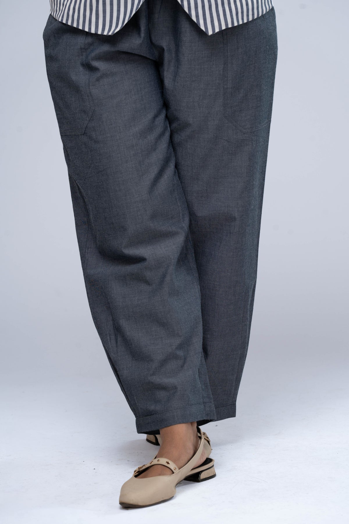 Sawan Chambray Waistcoat Set