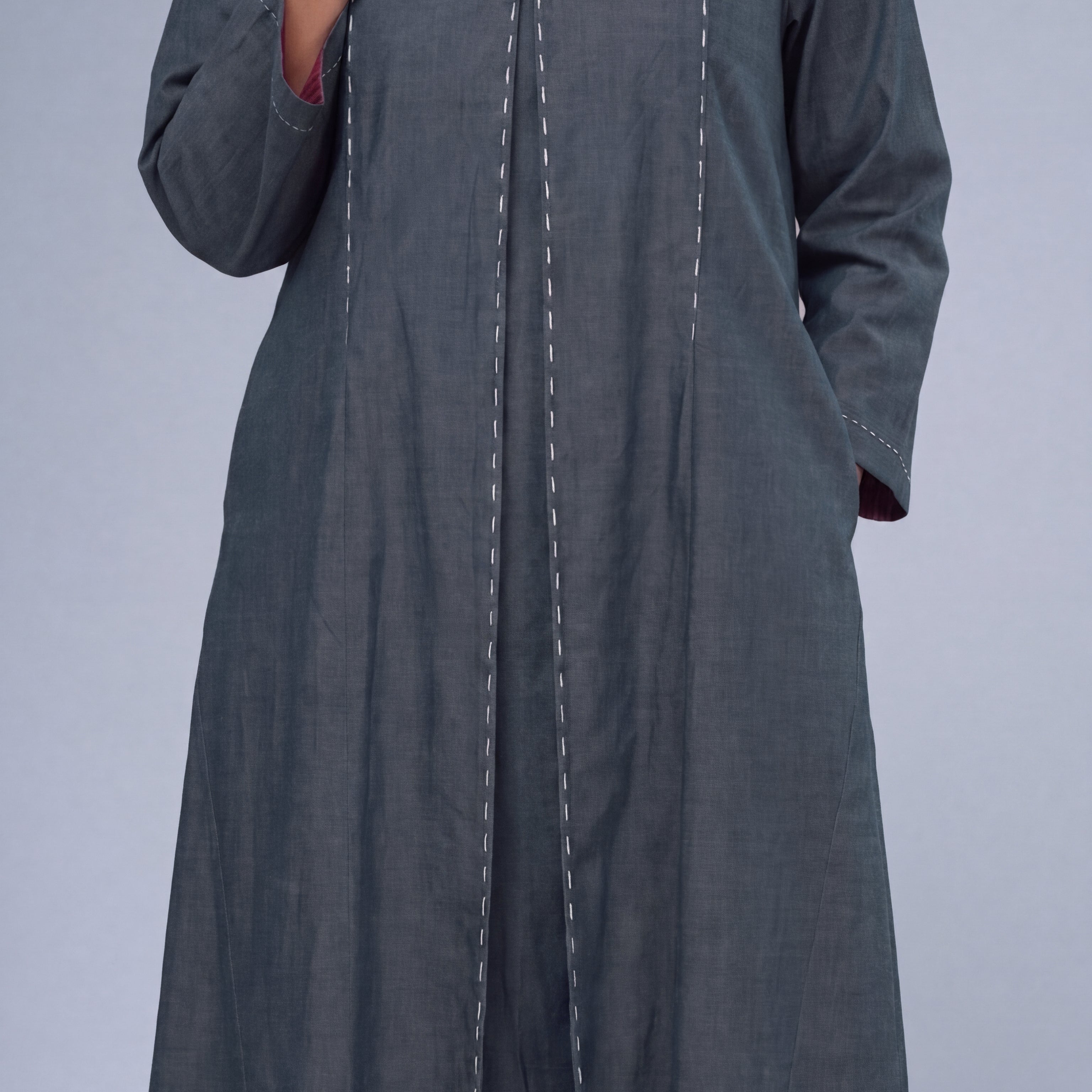 Baadal Chambray Kurta Set