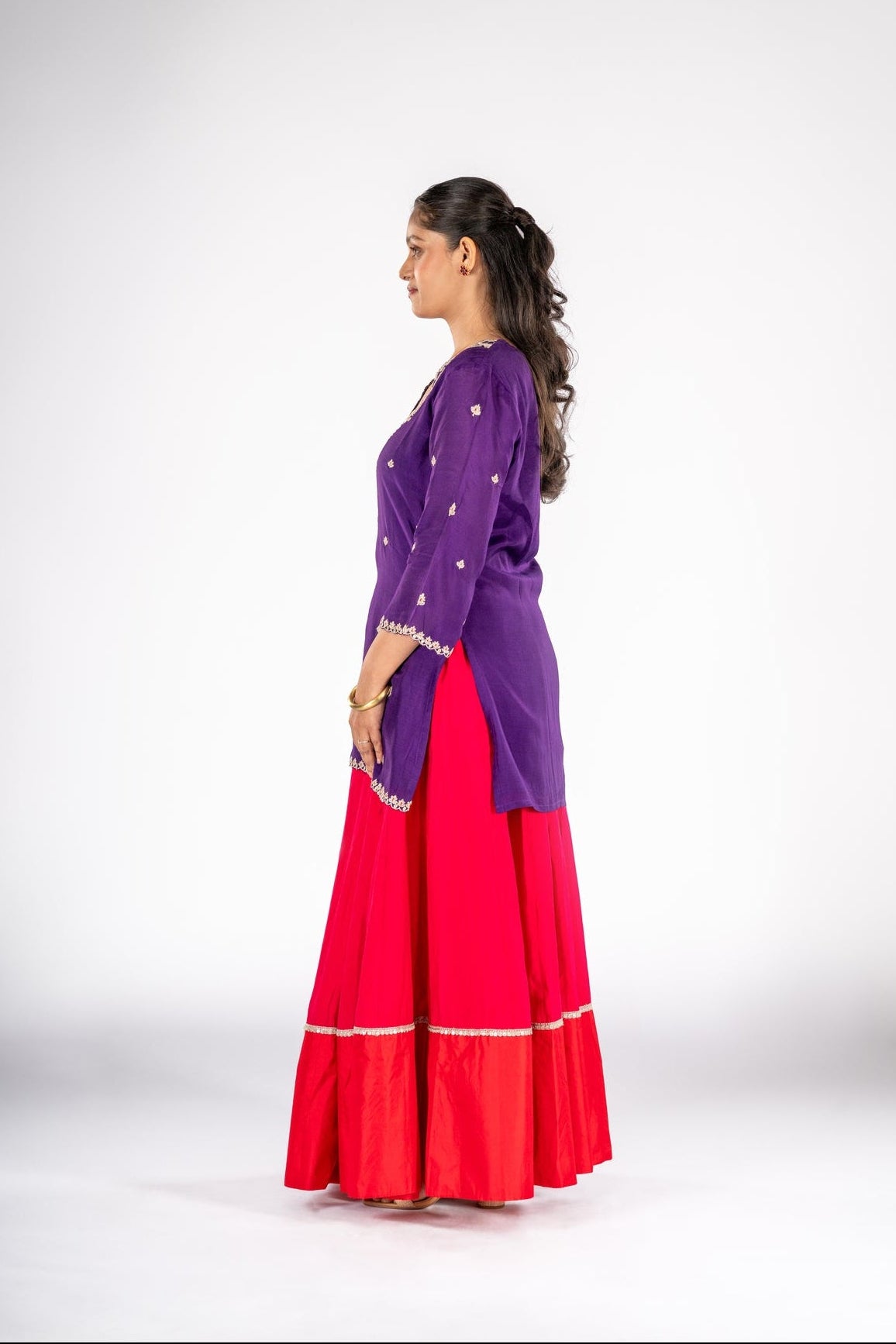 Jamuni Viscose Kurta Skirt Set