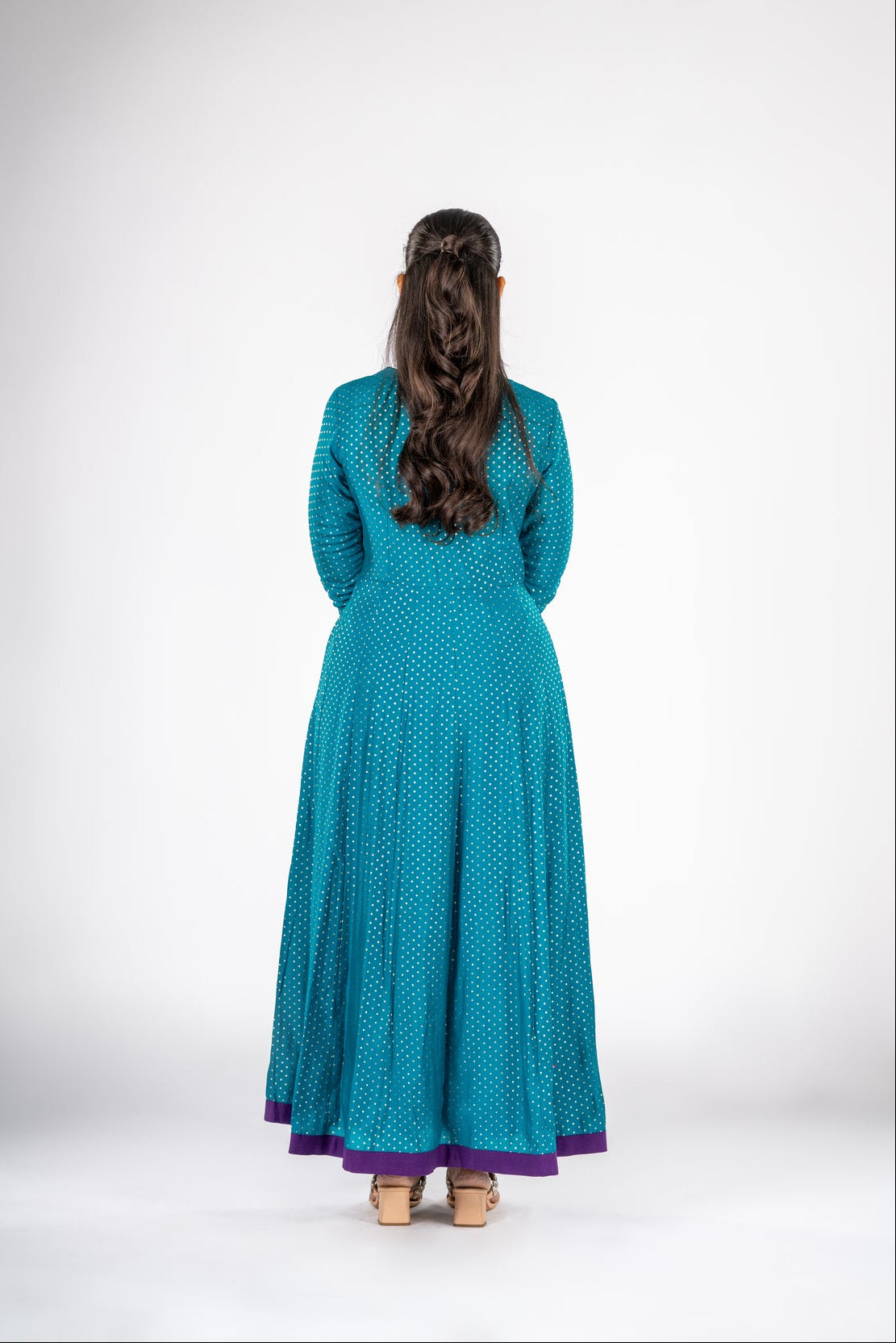 Morpankh Viscose Anarkali Dupatta Set