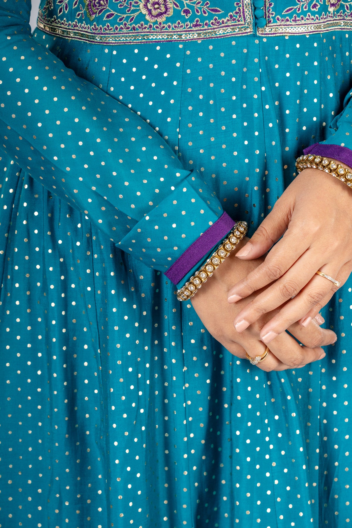 Morpankh Viscose Anarkali Dupatta Set