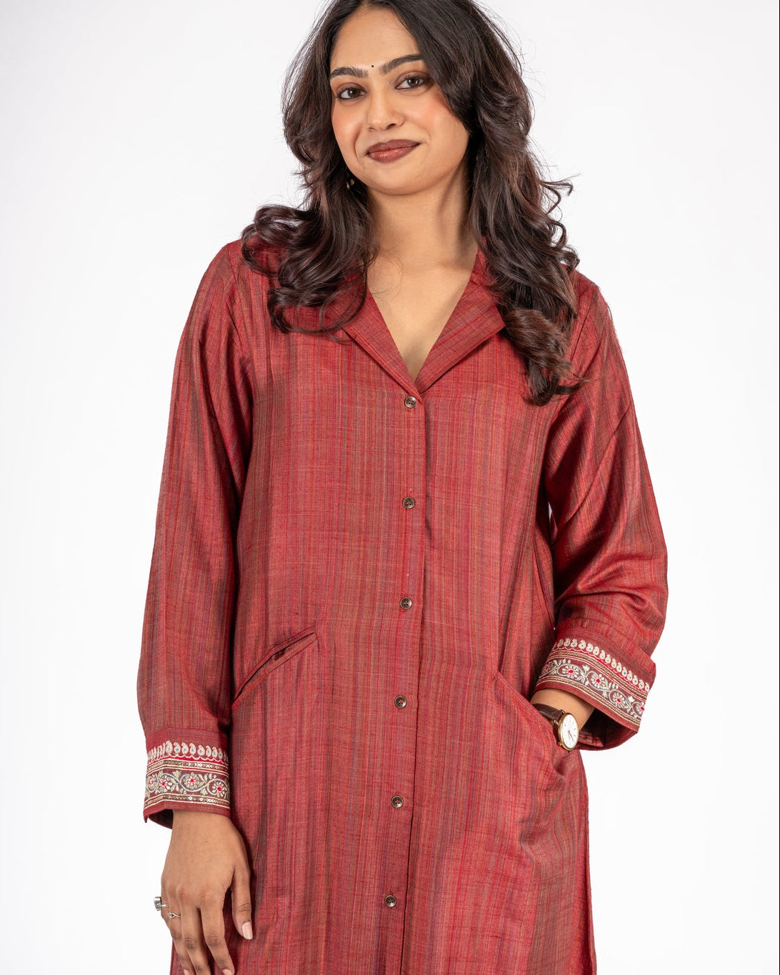 Mrida Cotton-Viscose Shirt Dress