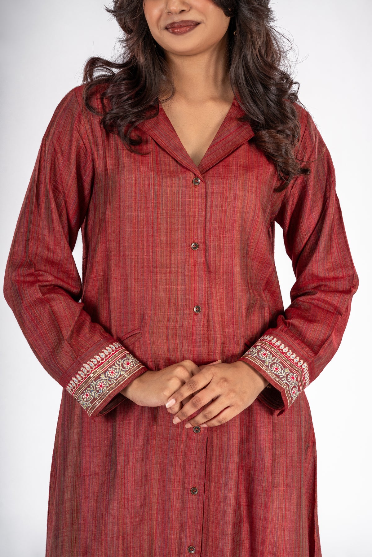 Mrida Cotton-Viscose Shirt Dress
