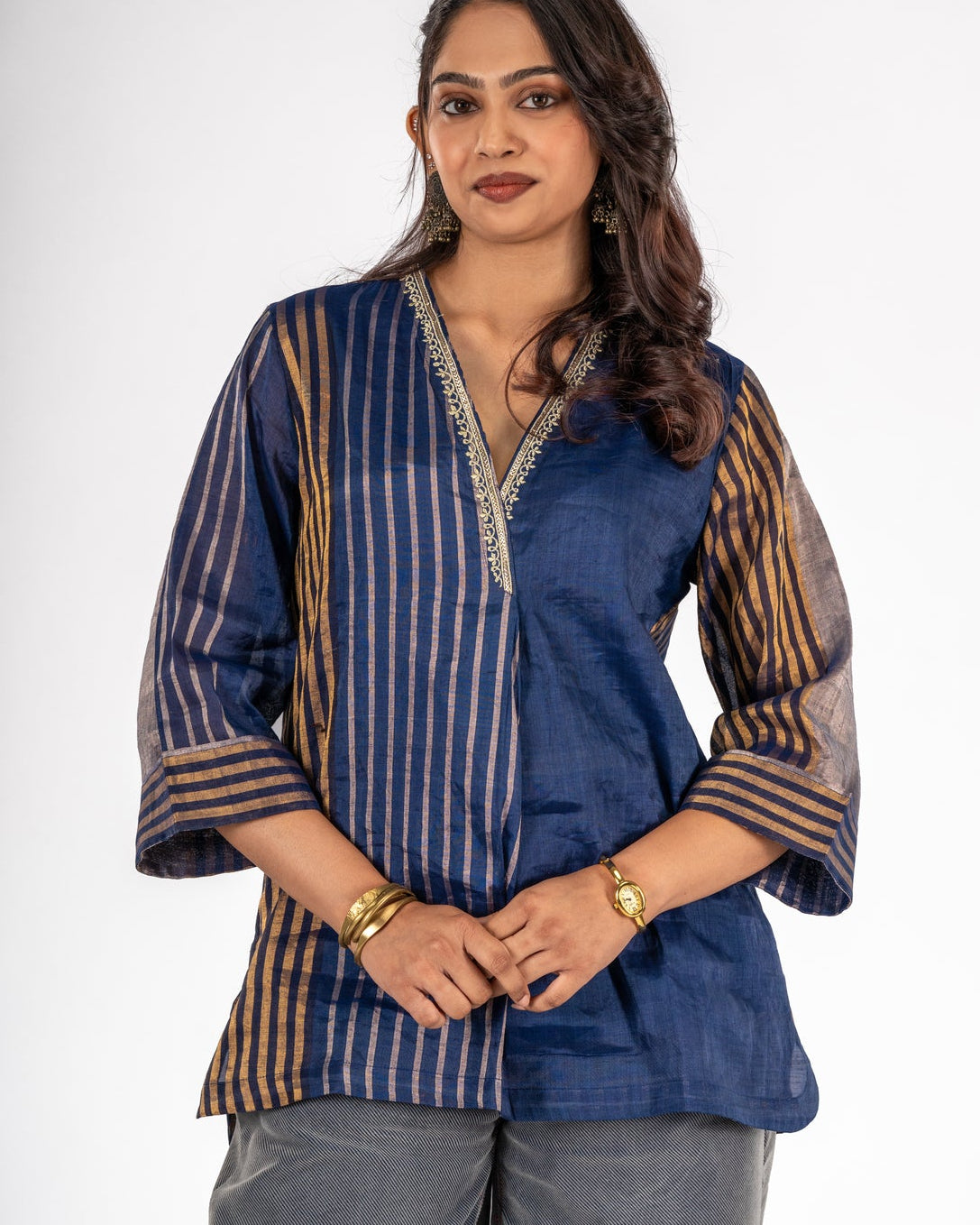 Neelam Tissue Silk Short Kurta