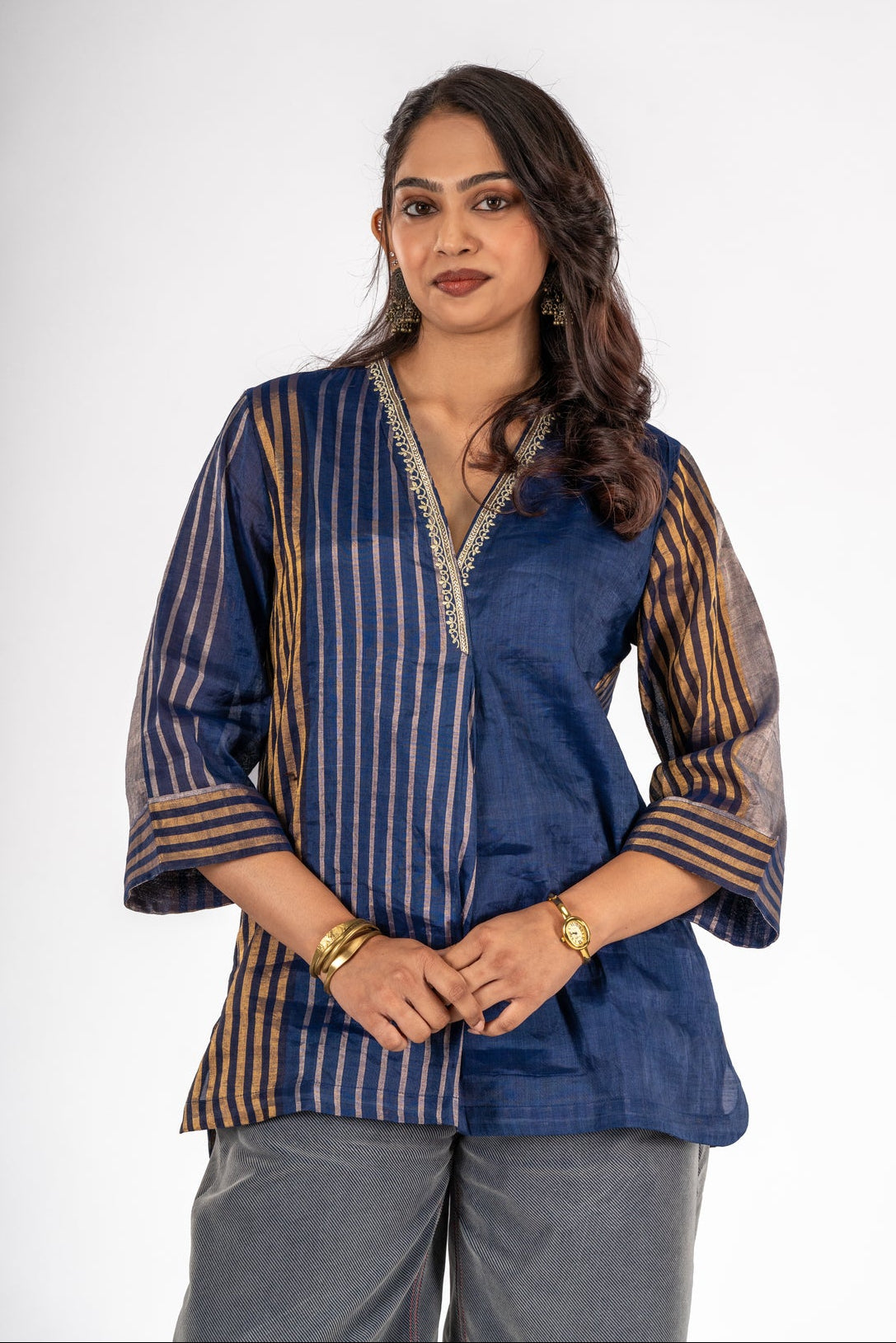 Neelam Tissue Silk Short Kurta
