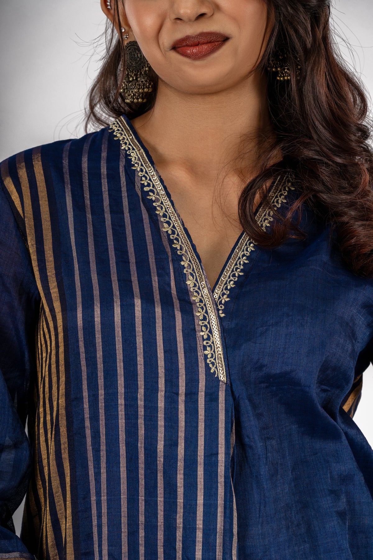 Neelam Tissue Silk Short Kurta