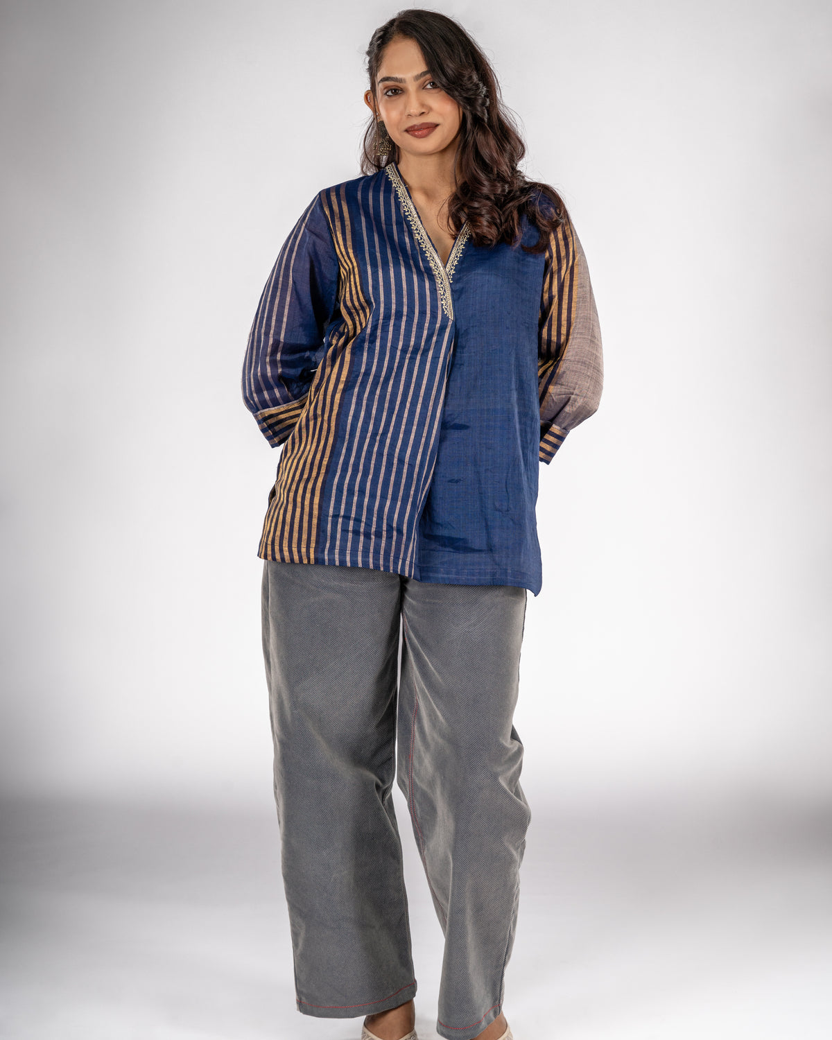Neelam Tissue Silk Short Kurta