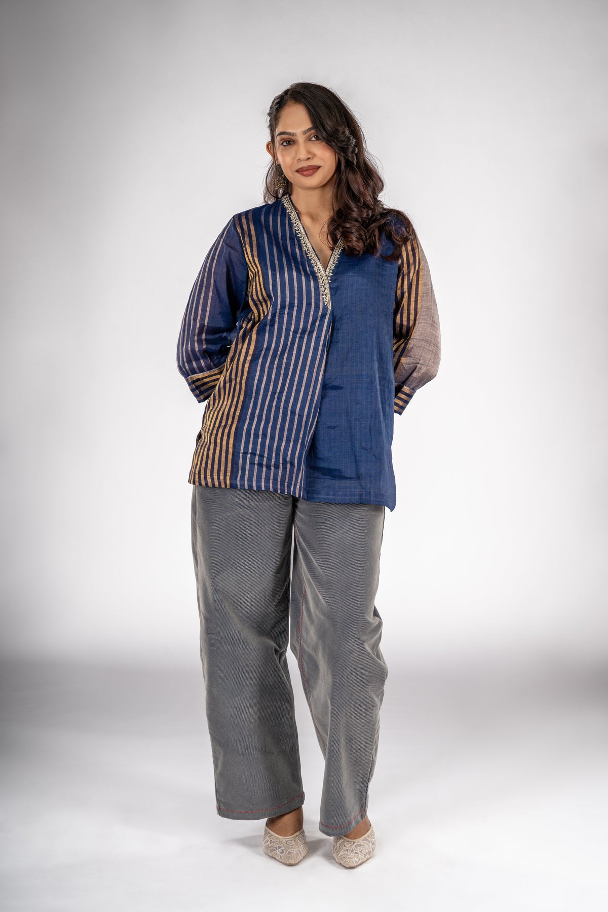 Neelam Tissue Silk Short Kurta