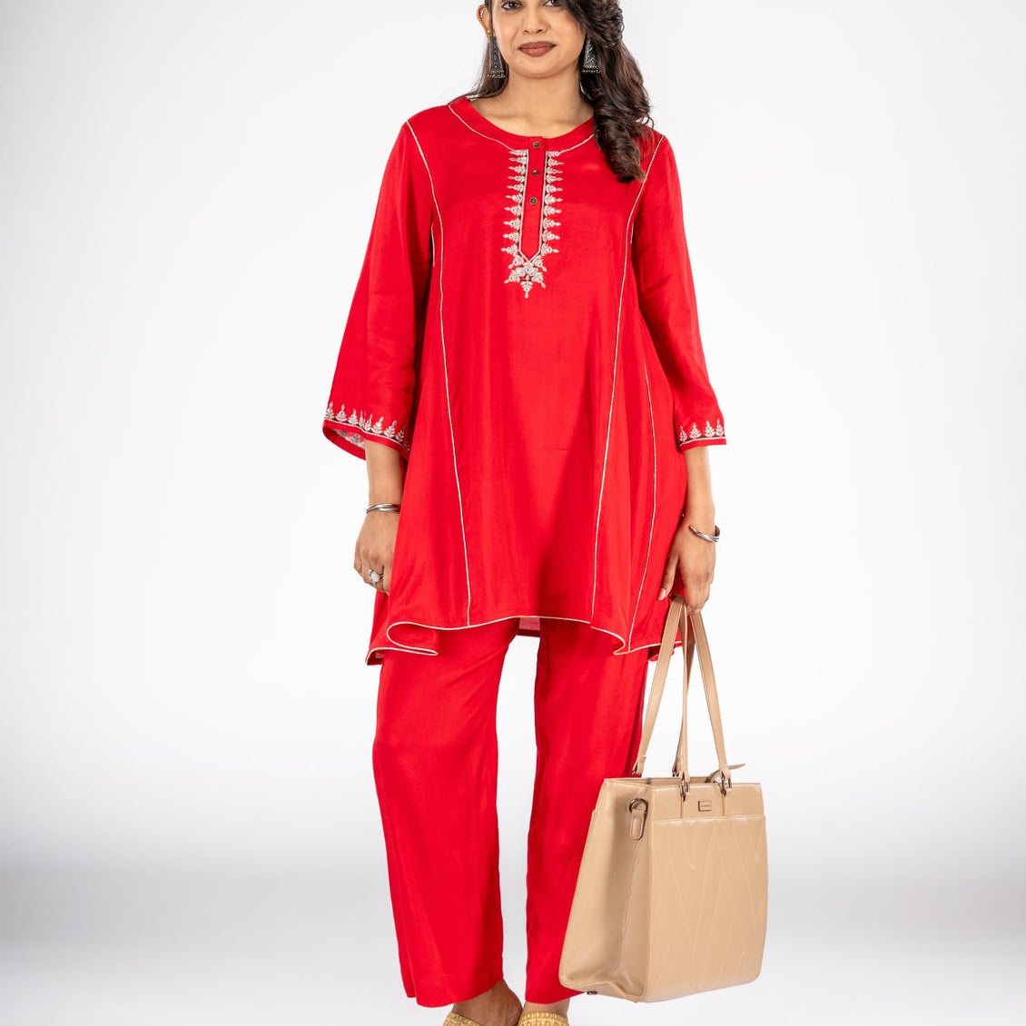Ghoomar Viscose Kurta Set
