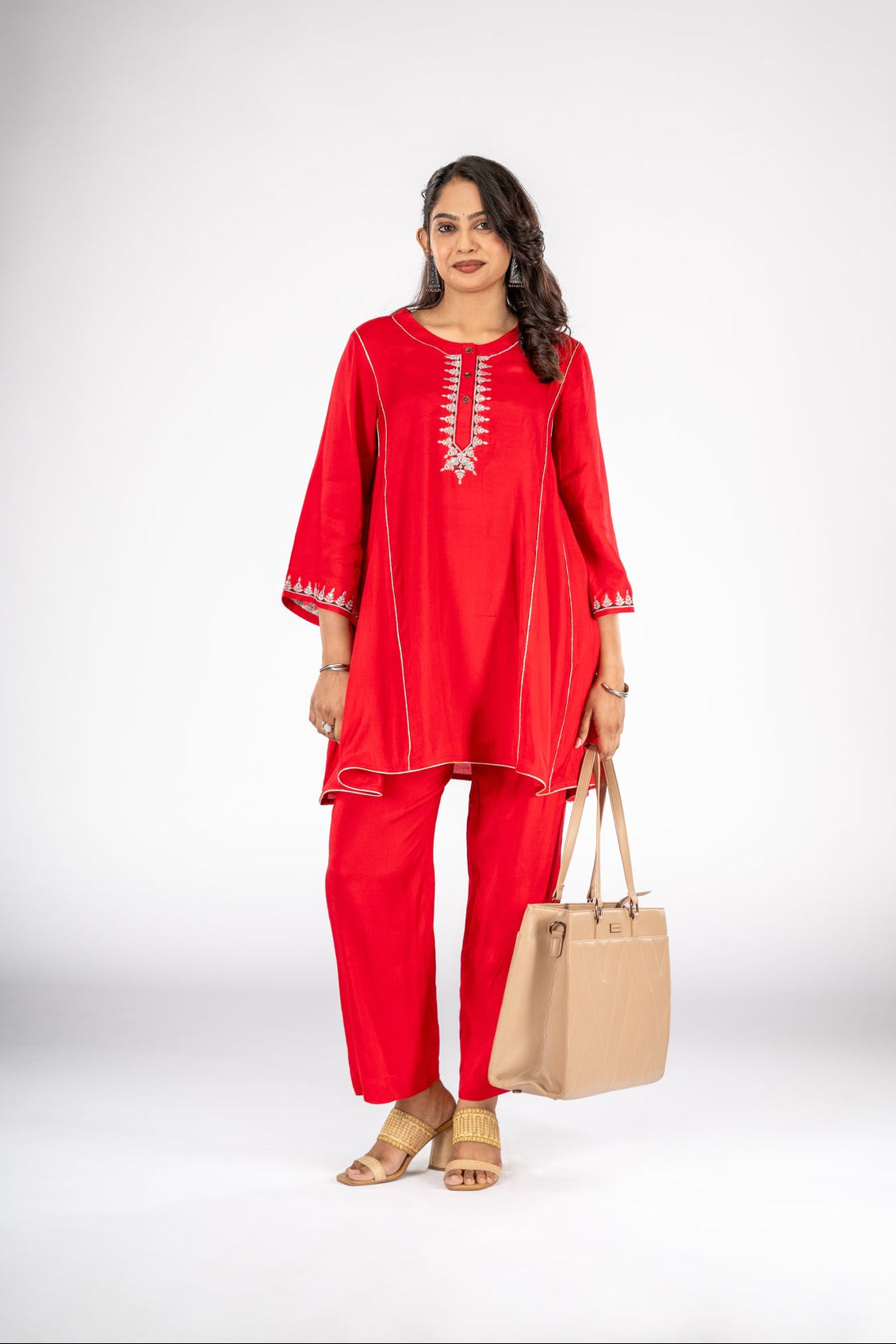 Ghoomar Viscose Kurta Set