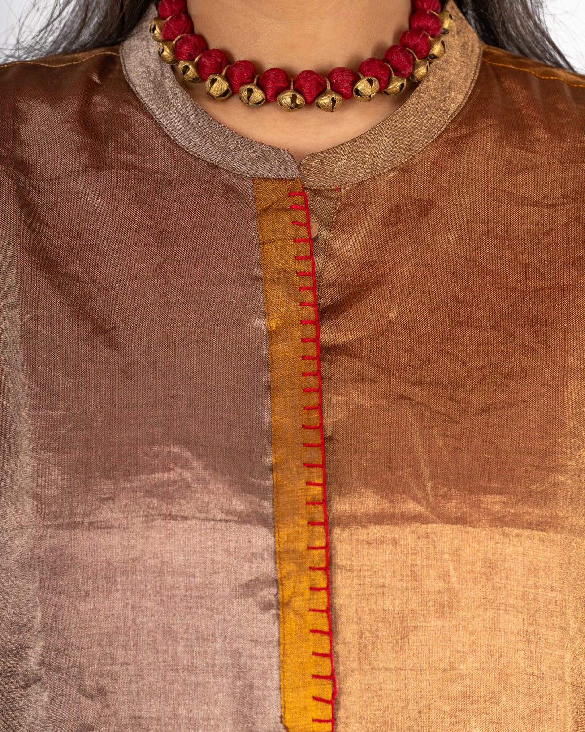 Kanchan Tissue Silk Short Kurta