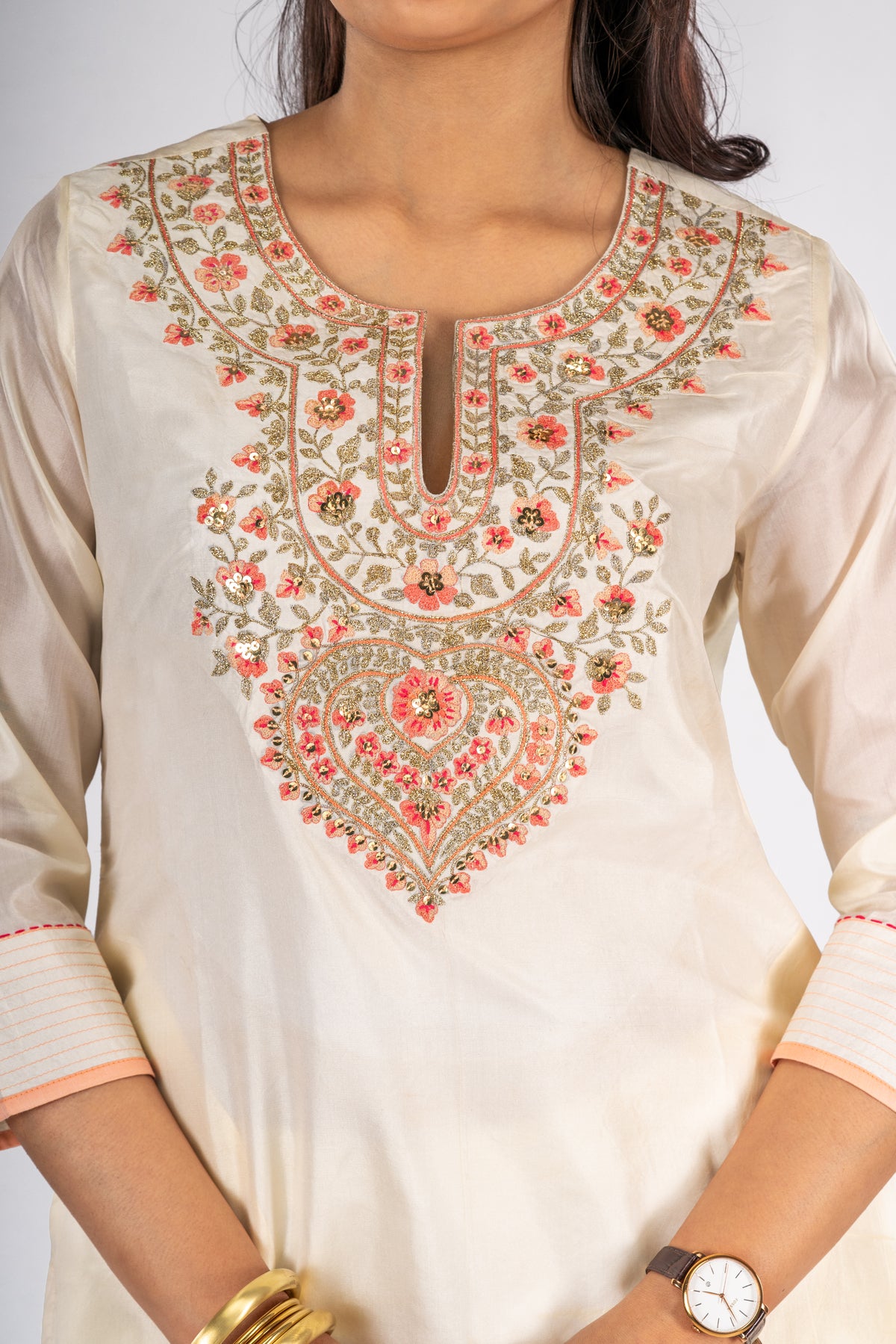 Mogra Viscose Kurta Set