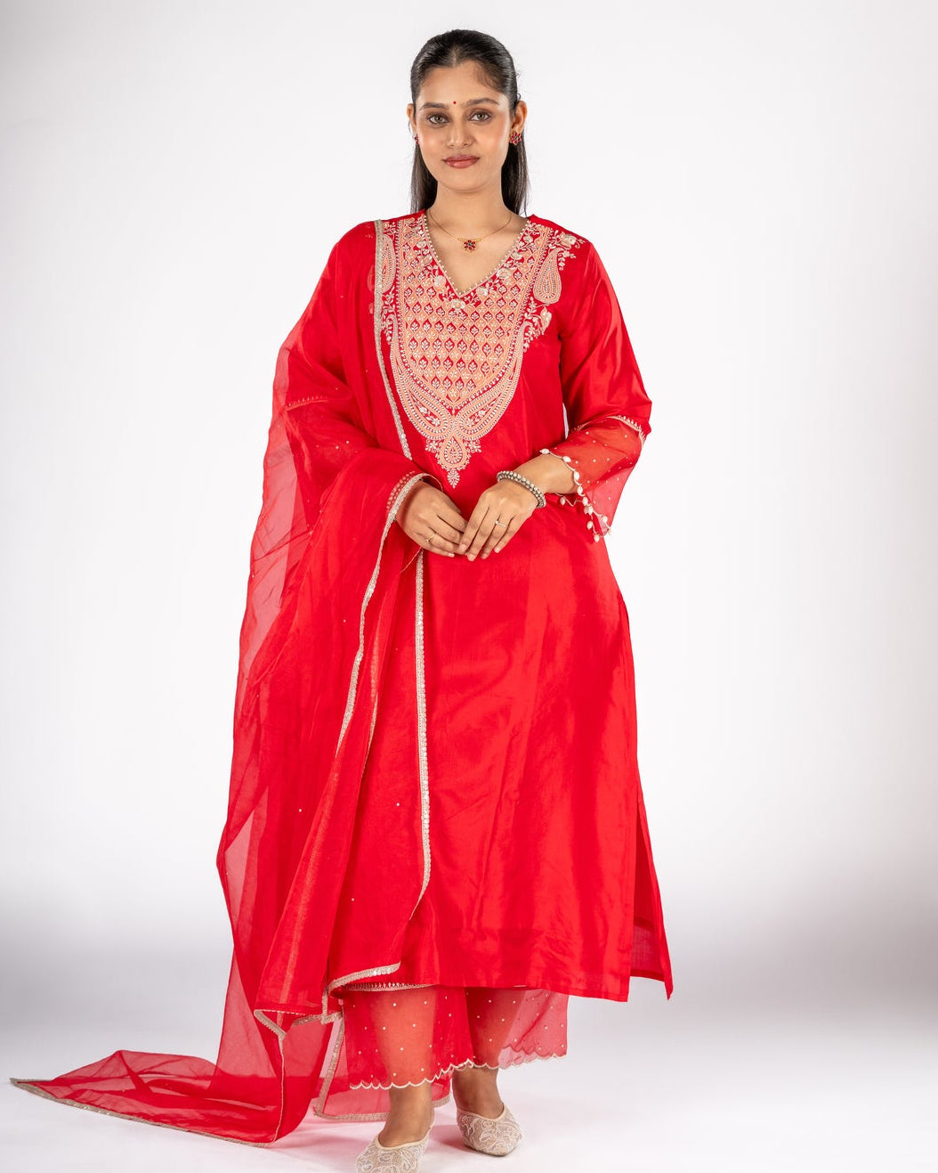 Kumkum Viscose Suit Set