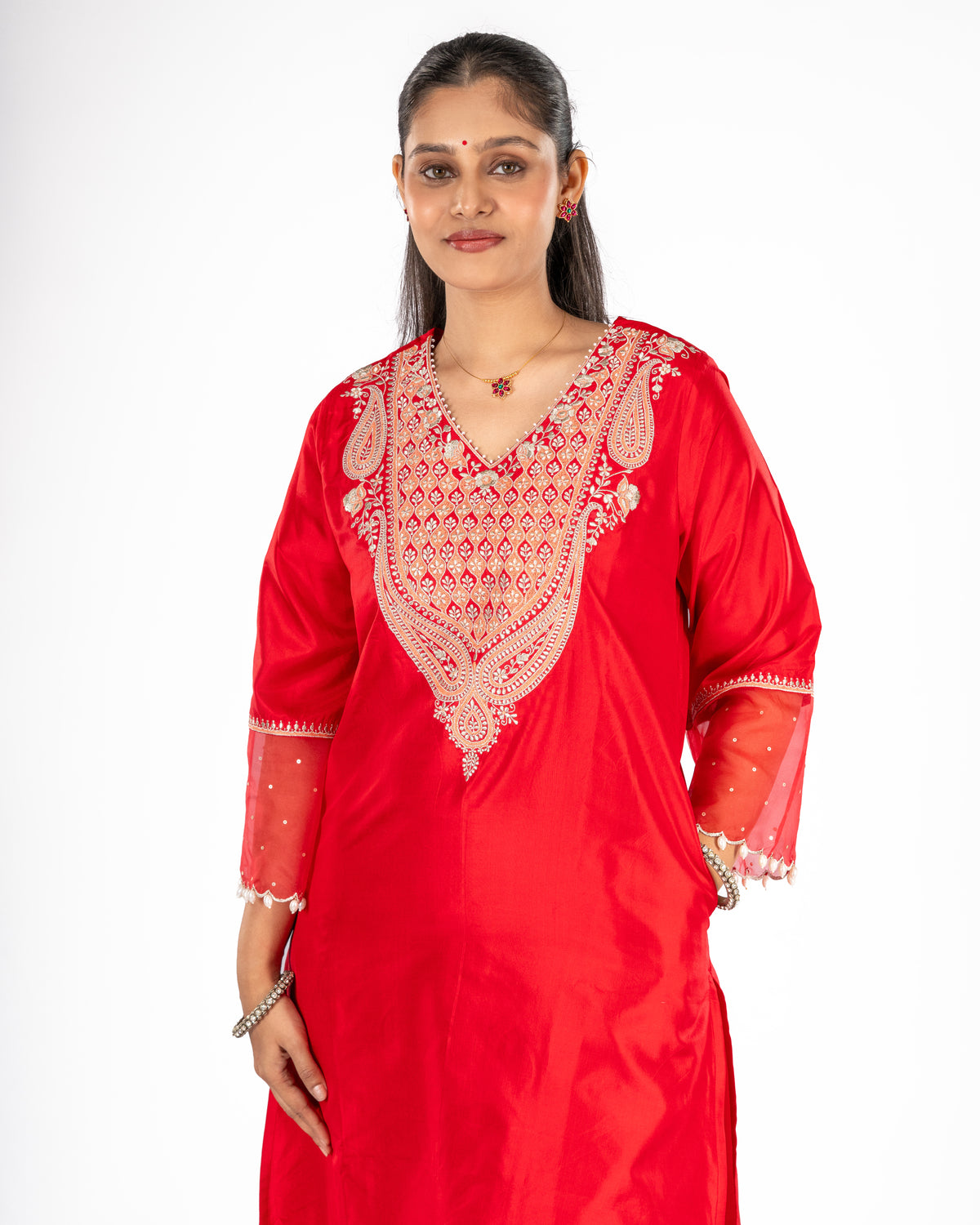 Kumkum Viscose Suit Set