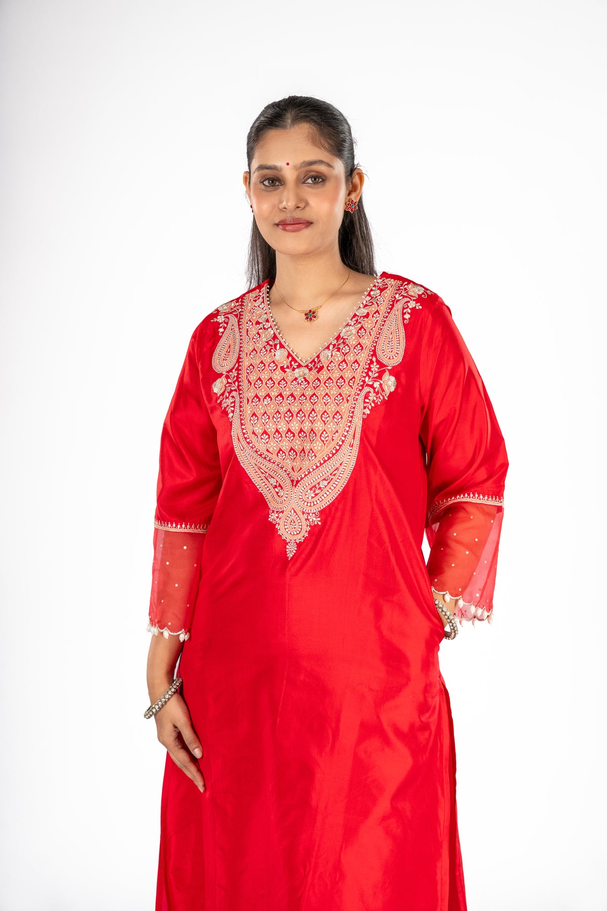 Kumkum Viscose Suit Set