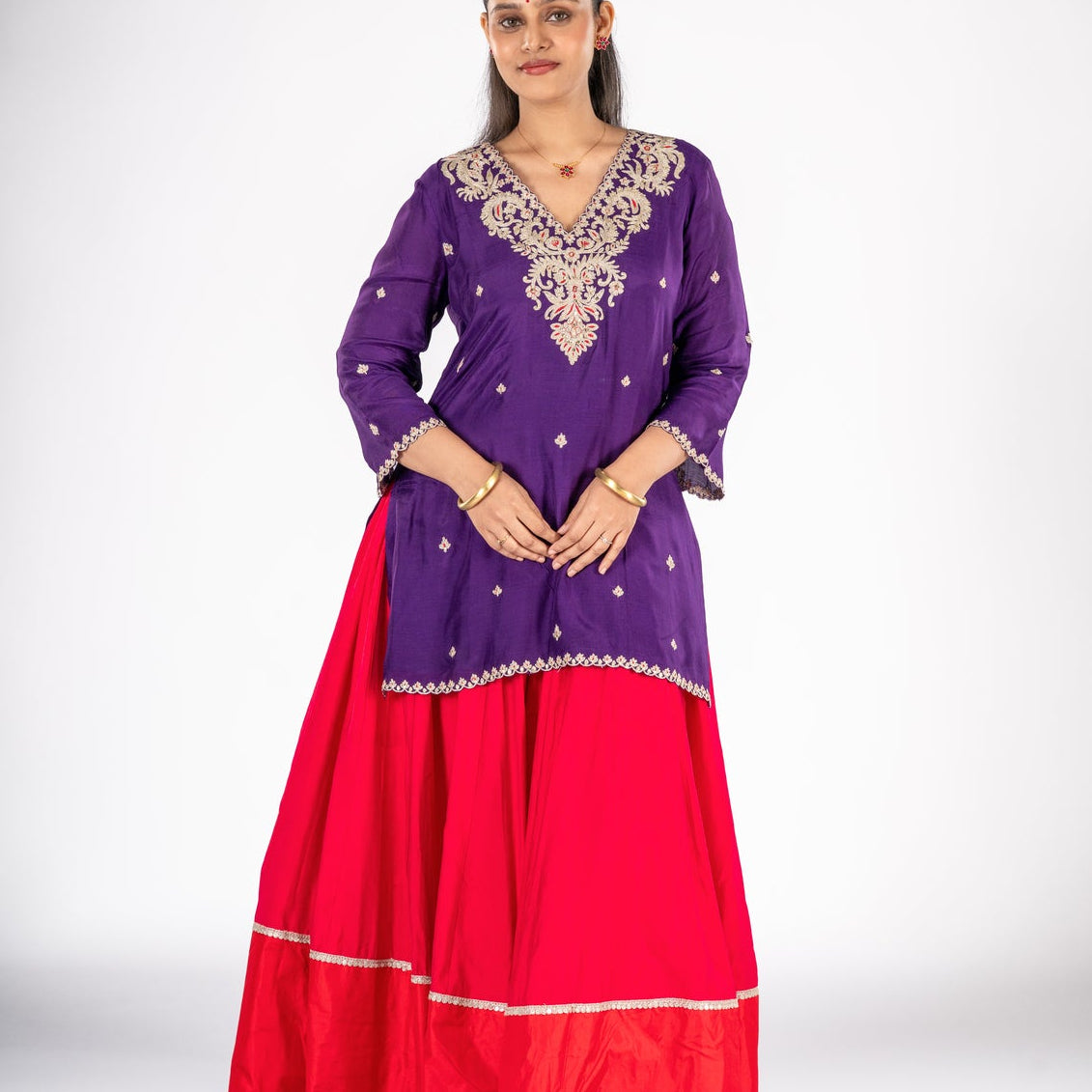 Jamuni Viscose Kurta Skirt Set