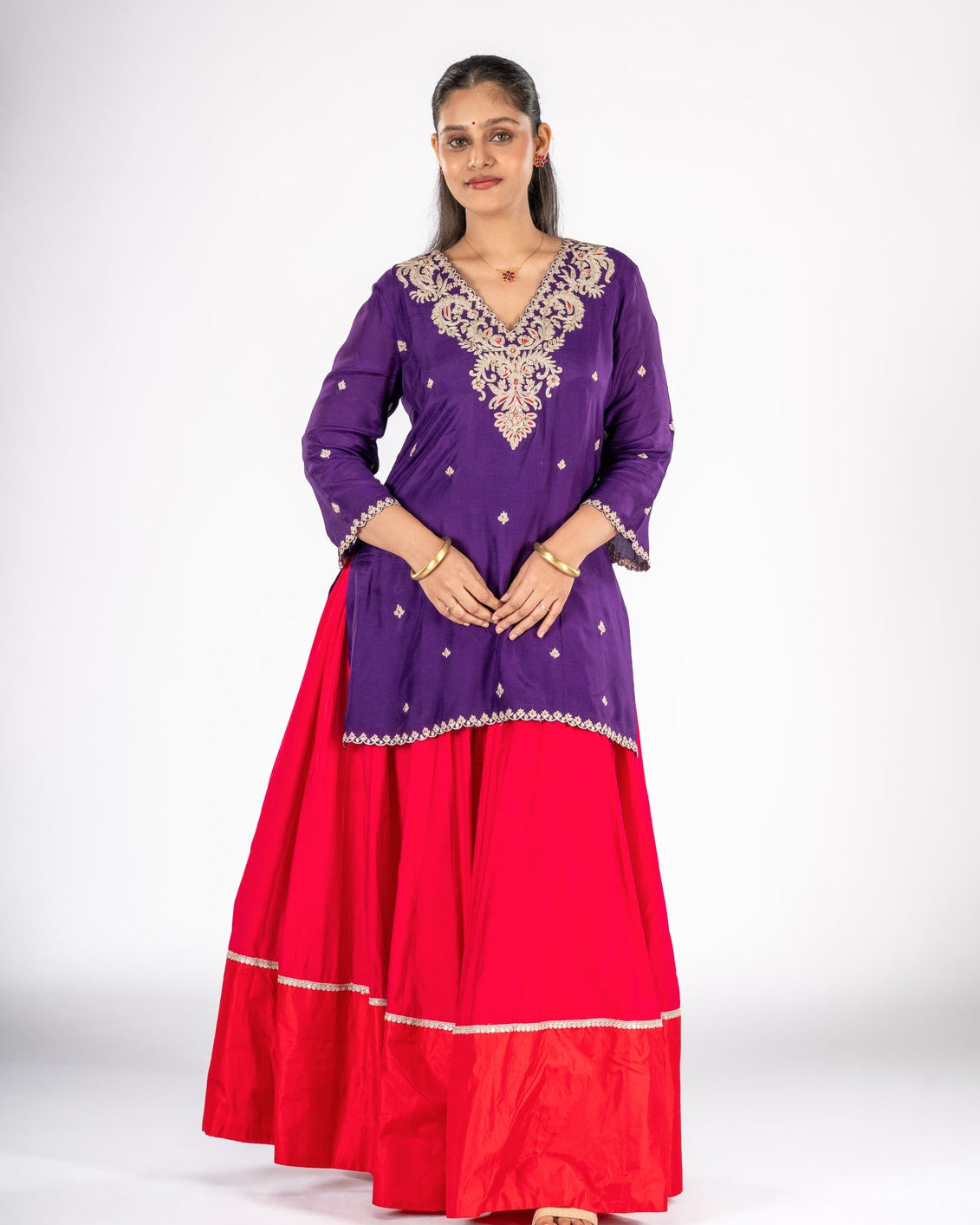 Jamuni Viscose Kurta Skirt Set