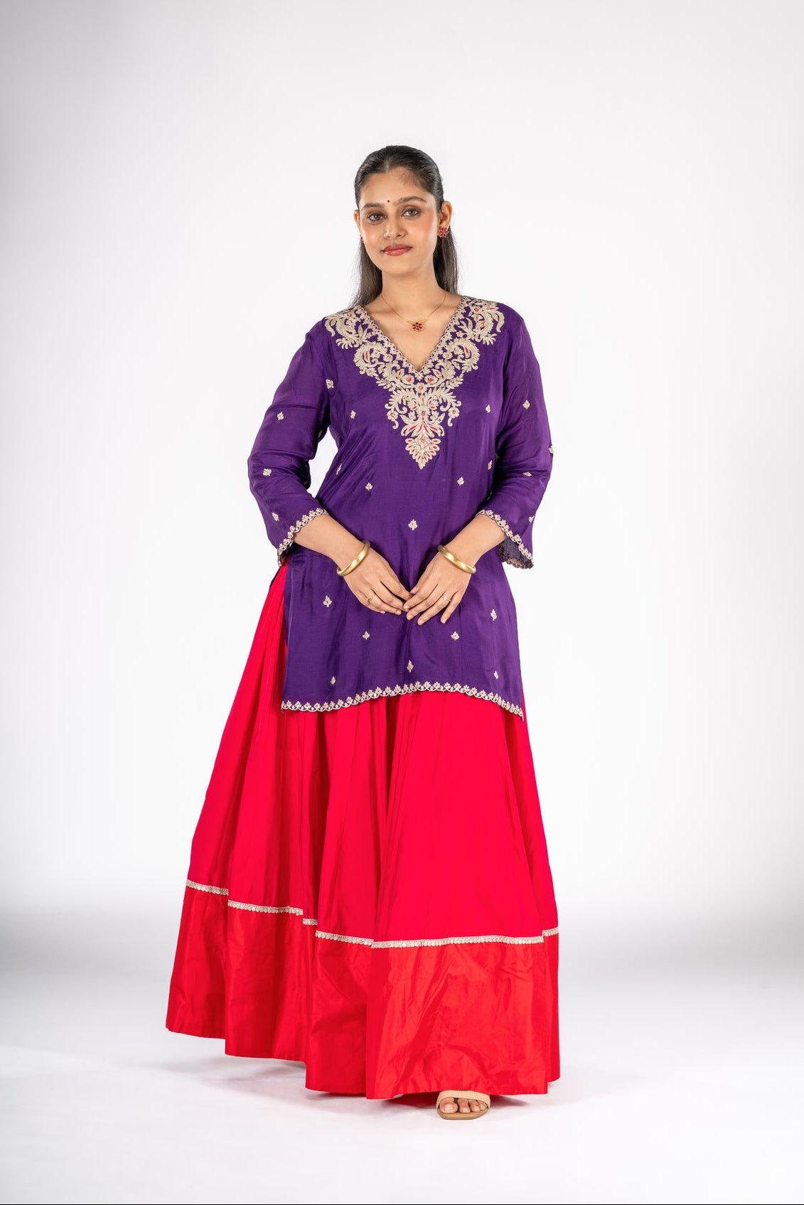 Jamuni Viscose Kurta Skirt Set