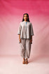 Dhara Mangalagiri Co-ord Set in Gray by Lavira