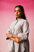 Dhara Mangalagiri Co-ord Set in Gray by Lavira