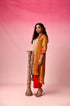 Kanaka Zari Tissue Kurta Set in Gold by Lavira