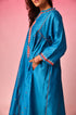 Mandala Chanderi Dress in Blue by Lavira