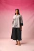 Mukuta Mangalagiri Top in Gray by Lavira