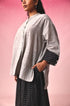 Mukuta Mangalagiri Top in Gray by Lavira