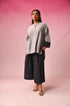 Mukuta Mangalagiri Top in Gray by Lavira
