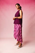 Sandhya & Tarangini Mangalgiri Ikkat Co-ord Set in Red by Lavira