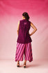 Sandhya & Tarangini Mangalgiri Ikkat Co-ord Set in Red by Lavira