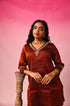 Tamra Zari Tissue Kurta Set look 03