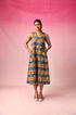 Vasundhara Ikkat Dress in Multicolor by Lavira