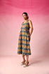 Vasundhara Ikkat Dress in Multicolor by Lavira
