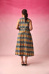 Vasundhara Ikkat Dress in Multicolor by Lavira