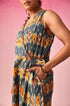 Vasundhara Ikkat Dress in Multicolor by Lavira