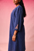 Yamuna Cotton Dobby Kurta in Blue by Lavira