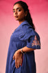 Yamuna Cotton Dobby Kurta in Blue by Lavira