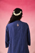 Yamuna Cotton Dobby Kurta in Blue by Lavira
